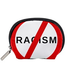 No Racism Accessory Pouches (small)  by demongstore