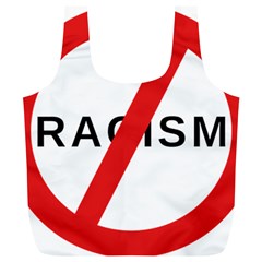No Racism Full Print Recycle Bags (l)  by demongstore