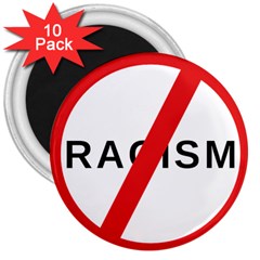 2000px No Racism Svg 3  Magnets (10 Pack) 