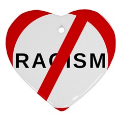 2000px No Racism Svg Ornament (heart) by demongstore