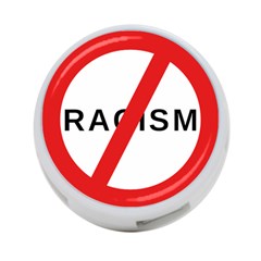 2000px No Racism Svg 4-port Usb Hub (one Side) by demongstore