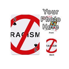 2000px No Racism Svg Playing Cards 54 (mini)  by demongstore