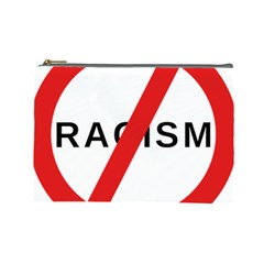 2000px No Racism Svg Cosmetic Bag (large)  by demongstore
