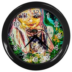 Mermaid 1 Wall Clocks (black) by bestdesignintheworld