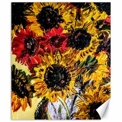 Sunflowers In A Scott House Canvas 20  X 24   by bestdesignintheworld