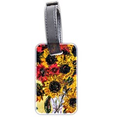 Sunflowers In A Scott House Luggage Tags (two Sides) by bestdesignintheworld