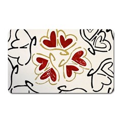 Loving Hearts Magnet (rectangular) by Art2City