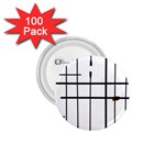 White Limits By Jandi 1.75  Buttons (100 pack)  Front