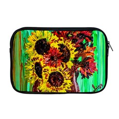 Sunflowers In Elizabeth House Apple Macbook Pro 17  Zipper Case by bestdesignintheworld