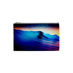 Rolling Waves Cosmetic Bag (small)  by Sapixe