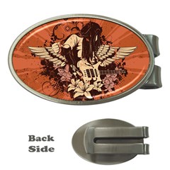 Rock Music Moves Me Money Clips (oval)  by Sapixe