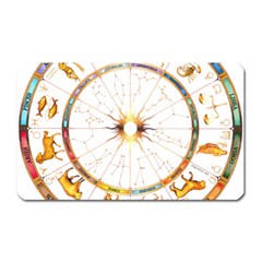 Zodiac  Institute Of Vedic Astrology Magnet (rectangular) by Sapixe
