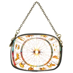 Zodiac  Institute Of Vedic Astrology Chain Purses (one Side) 