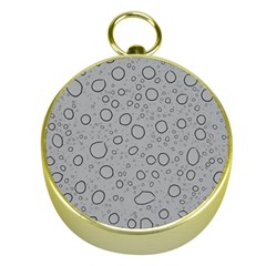 Water Glass Pattern Drops Wet Gold Compasses