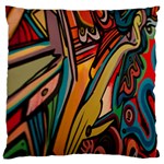 Vivid Colours Large Flano Cushion Case (Two Sides) Front