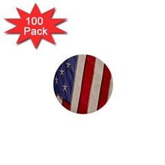 Usa Flag 1  Mini Buttons (100 Pack) 
