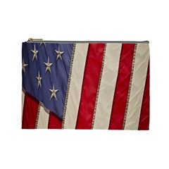 Usa Flag Cosmetic Bag (large) 