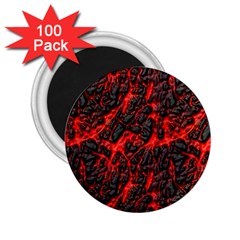 Volcanic Textures 2 25  Magnets (100 Pack)  by Sapixe