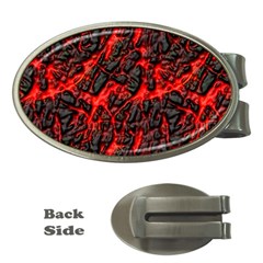 Volcanic Textures Money Clips (oval) 