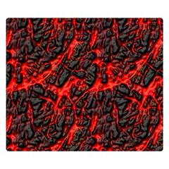 Volcanic Textures Double Sided Flano Blanket (small)  by Sapixe