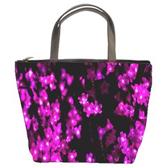 Abstract Background Purple Bright Bucket Bags by Sapixe