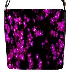 Abstract Background Purple Bright Flap Messenger Bag (s) by Sapixe