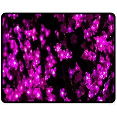 Abstract Background Purple Bright Double Sided Fleece Blanket (medium)  by Sapixe