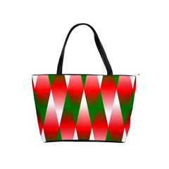 Christmas Geometric Background Shoulder Handbags by Sapixe