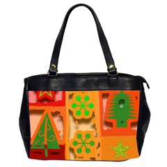 Christmas Design Seamless Pattern Office Handbags (2 Sides) 