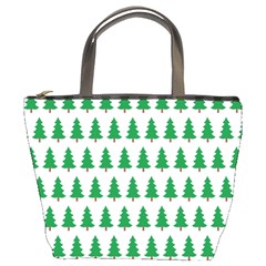 Christmas Background Christmas Tree Bucket Bags by Sapixe