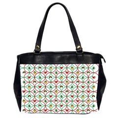 Christmas Decorations Background Office Handbags (2 Sides)  by Sapixe