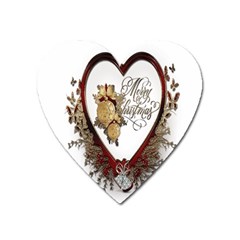 Christmas Décor Decoration Winter Heart Magnet