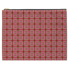 Christmas Paper Wrapping Paper Cosmetic Bag (xxxl)  by Sapixe