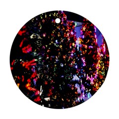 Abstract Background Celebration Ornament (round)