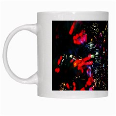 Abstract Background Celebration White Mugs