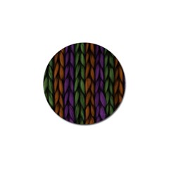 Background Weave Plait Purple Golf Ball Marker