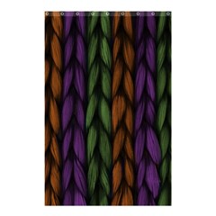 Background Weave Plait Purple Shower Curtain 48  X 72  (small) 