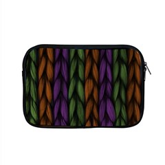 Background Weave Plait Purple Apple Macbook Pro 15  Zipper Case