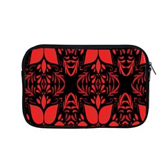 Christmas Red And Black Background Apple Macbook Pro 13  Zipper Case by Sapixe