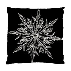 Ice Crystal Ice Form Frost Fabric Standard Cushion Case (two Sides) by Sapixe