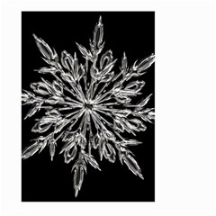 Ice Crystal Ice Form Frost Fabric Large Garden Flag (two Sides)