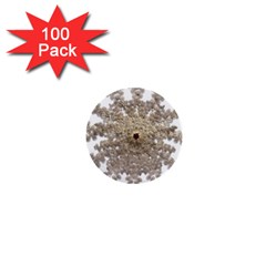 Gold Golden Gems Gemstones Ruby 1  Mini Buttons (100 Pack) 