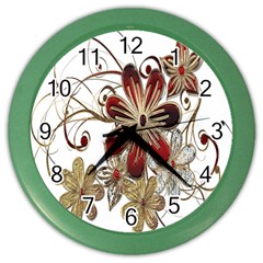 Gemstones Gems Jewelry Diamond Color Wall Clocks by Sapixe