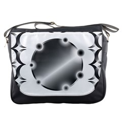 Metal Circle Background Ring Messenger Bags