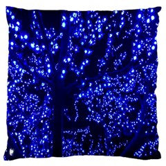 Lights Blue Tree Night Glow Standard Flano Cushion Case (two Sides) by Sapixe