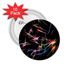 Lights Star Sky Graphic Night 2 25  Buttons (10 Pack)  by Sapixe