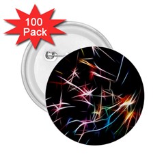 Lights Star Sky Graphic Night 2 25  Buttons (100 Pack)  by Sapixe