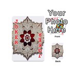 Jewelry Jewel Gems Gemstone Shine Playing Cards 54 (Mini)  Front - Joker2