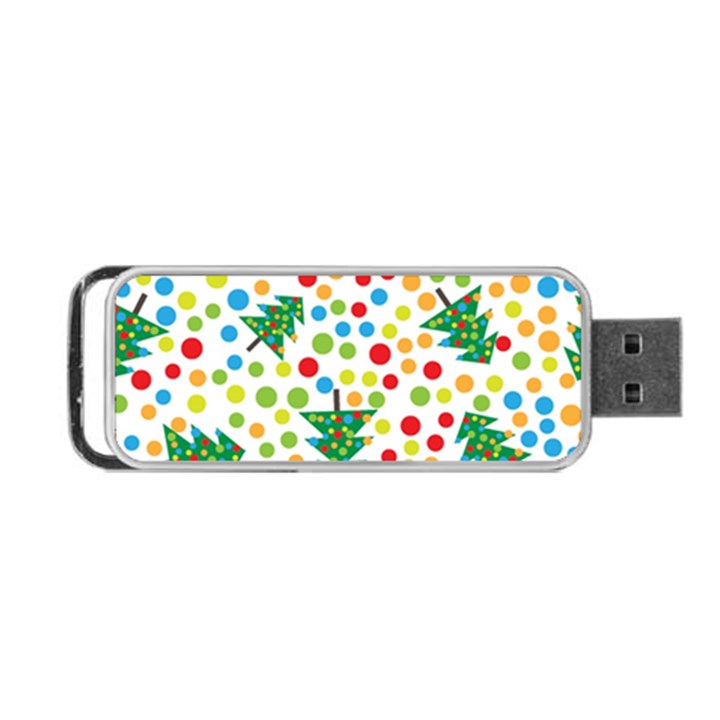 Pattern Circle Multi Color Portable USB Flash (Two Sides)