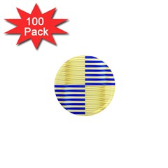 Metallic Gold Texture 1  Mini Magnets (100 Pack) 